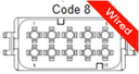 10 Pins Male connector with 10 cm wires | PRCW10-0039-A