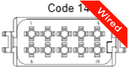 10 Pins Male connector with 10 cm wires | PRCW10-0045-A
