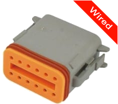 [PRCW12-0002-B] 12 Pin Female connector with 10cm wires | PRCW12-0002-B