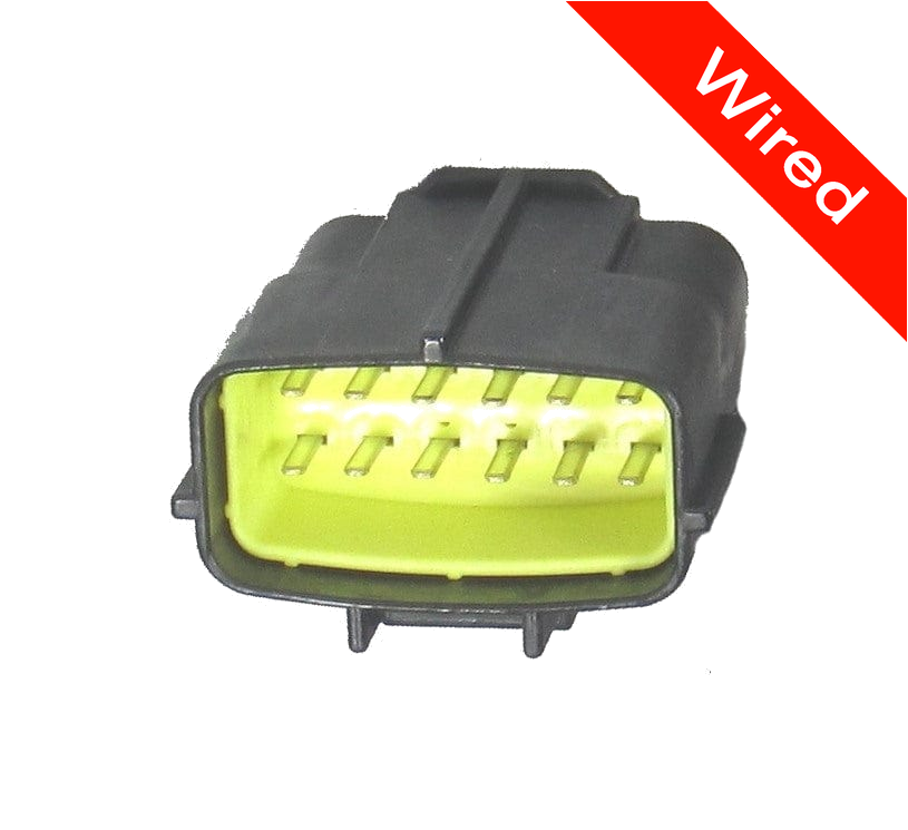 [PRCW12-0003-A] 12 Pin Male connector with 10cm wires PRCW12-0003-A