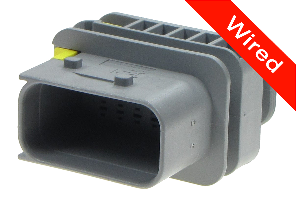 12 Pins Male connector with 10 cm wires | PRCW12-0004-A