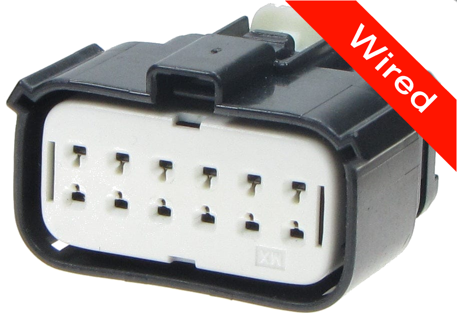 [PRCW12-0006-B] 12 Pins Female connector with 10 cm wires | PRCW12-0006-B