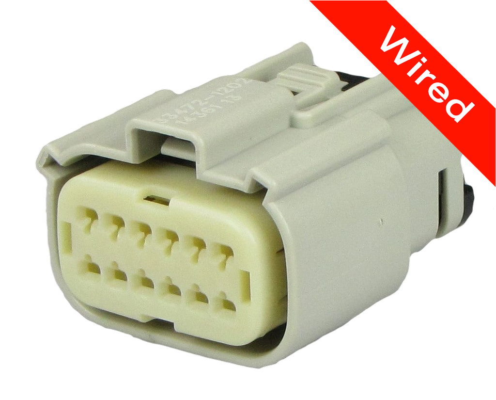 [PRCW12-0007-B] 12 Pin Female connector with 10cm wires | PRCW12-0007-B