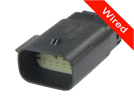 [PRCW12-0008-A] 12 Pin Male connector with 10cm wires PRCW12-0008-A