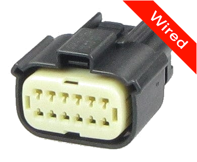 [PRCW12-0008-B] 12 Pin Female connector with 10cm wires | PRCW12-0008-B