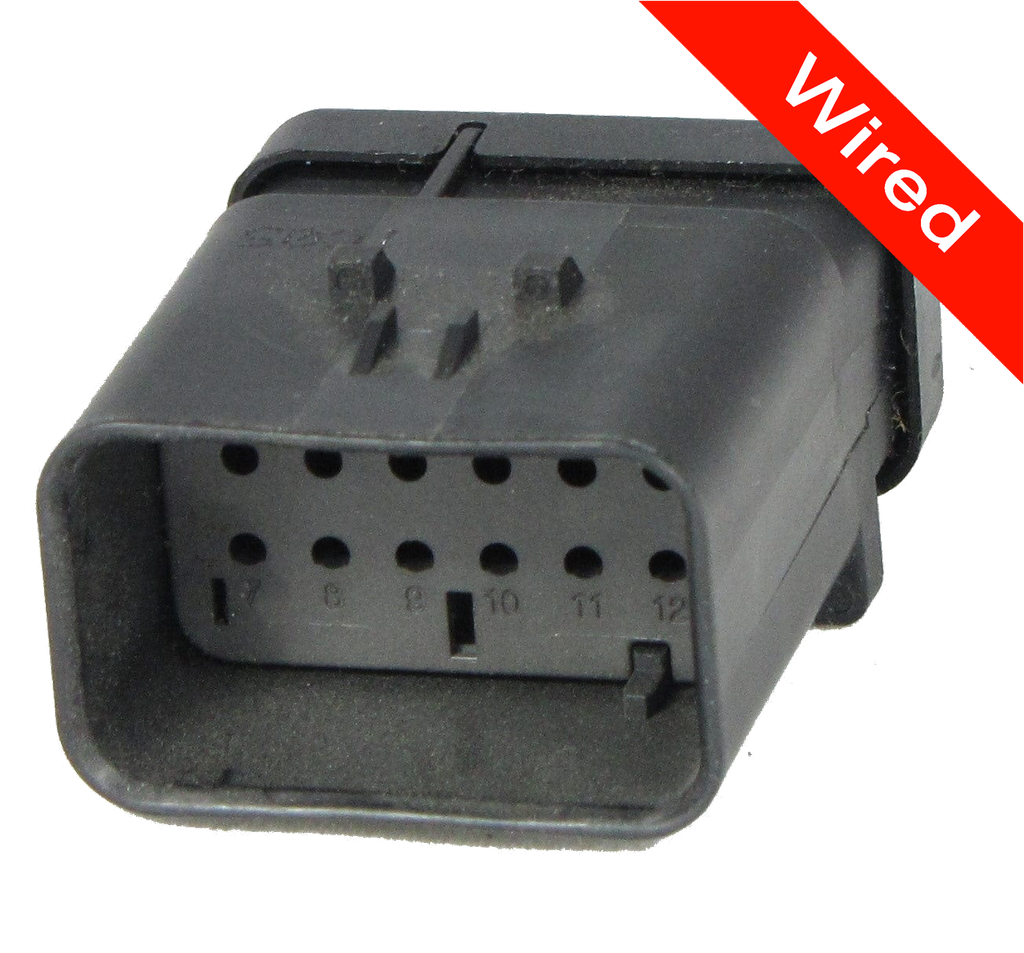 [PRCW12-0009-A] 12 Pin Male connector with 10cm wires PRCW12-0009-A