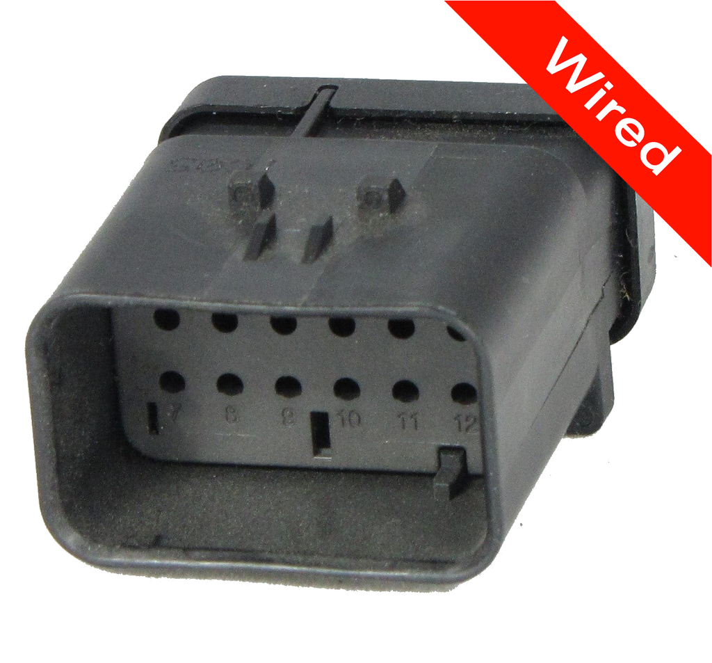 12 Pins Male connector with 10 cm wires | PRCW12-0009-A
