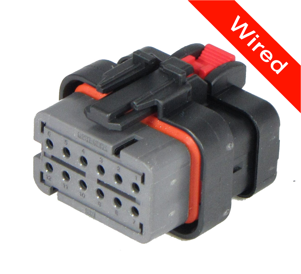 [PRCW12-0009-B] 12 Pin Female connector with 10cm wires PRCW12-0009-B