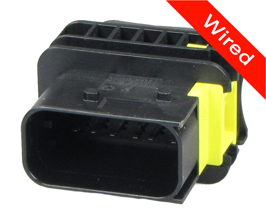 12 Pin Male connector with 10cm wires | PRCW12-0011-A
