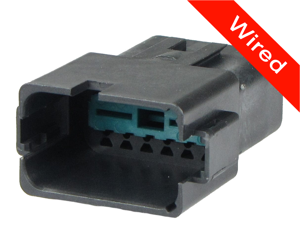 12 Pin Male connector with 10cm wires PRCW12-0014-A