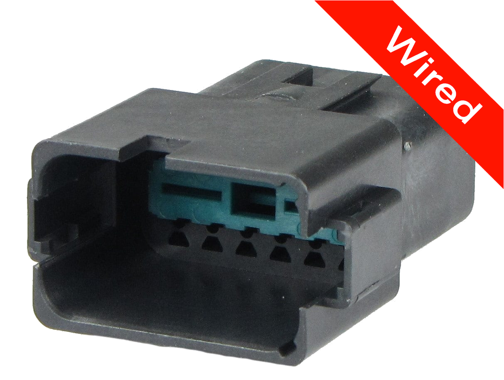 12 Pins Male connector with 10 cm wires | PRCW12-0014-A