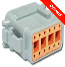 [PRCW12-0015-B] 12 Pin Female connector with 10cm wires PRCW12-0015-B