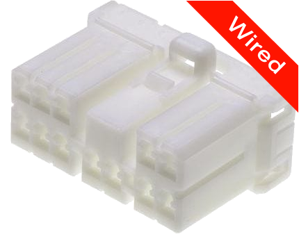 [PRCW12-0016-B] 12 Pin Female connector with 10cm wires | PRCW12-0016-B
