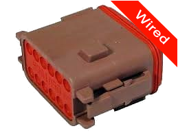 [PRCW12-0018-B] 12 Pin Female connector with 10cm wires | PRCW12-0018-B