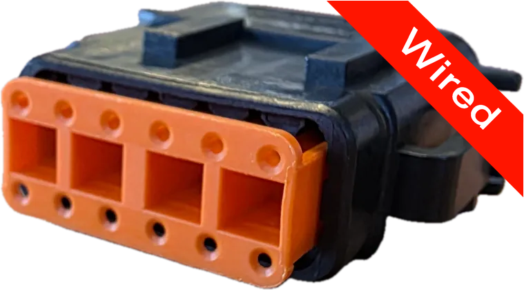 [PRCW12-0019-B] 12 Pins Female connector with 10 cm wires | PRCW12-0019-B