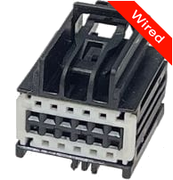 [PRCW12-0020-B] 12 Pin Female connector with 10cm wires | PRCW12-0020-B