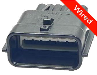12 Pins Male connector with 10 cm wires | PRCW12-0023-A