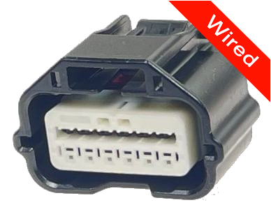 12 Pins Female connector with 10 cm wires | PRCW12-0023-B