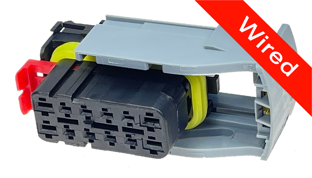 12 Pins Female connector with 10 cm wires | PRCW12-0024-B