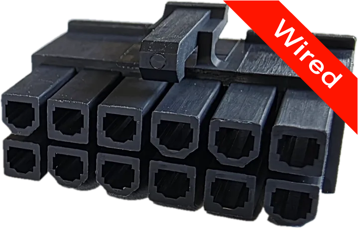 12 Pins Female connector with 10 cm wires | PRCW12-0025-B