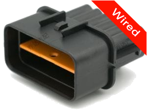 [PRCW12-0028-A] 12 Pin Male connector with 10cm wires PRCW12-0028-A