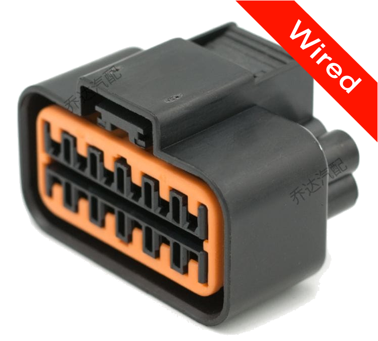 [PRCW12-0028-B] 12 Pins Female connector with 10 cm wires | PRCW12-0028-B