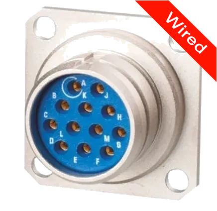 12 Pins Male connector with 10 cm wires | PRCW12-0032-A