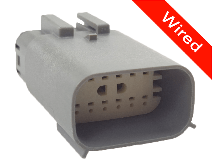 [PRCW12-0034-A] 12 Pin Male connector with 10cm wires | PRCW12-0034-A
