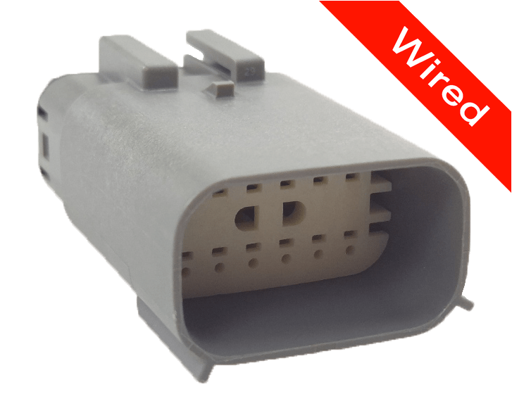 [PRCW12-0034-A] 12 Pin Male connector with 10cm wires | PRCW12-0034-A