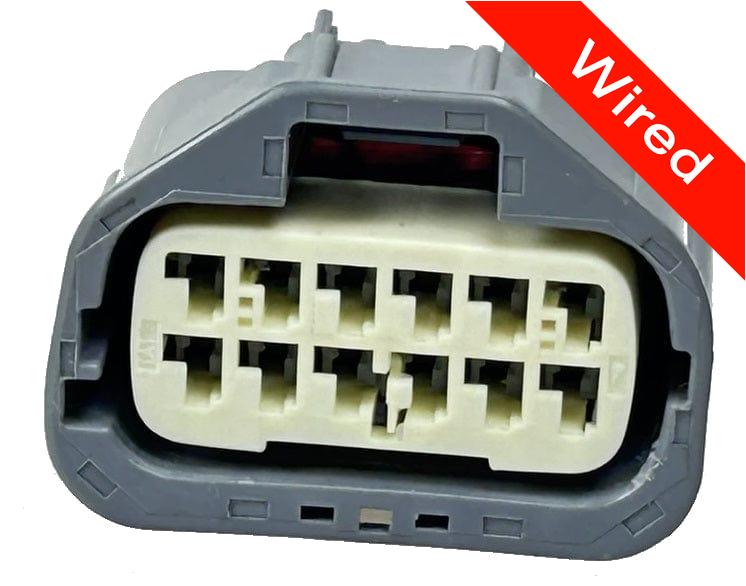 12 Pins Female connector with 10 cm wires | PRCW12-0035-B