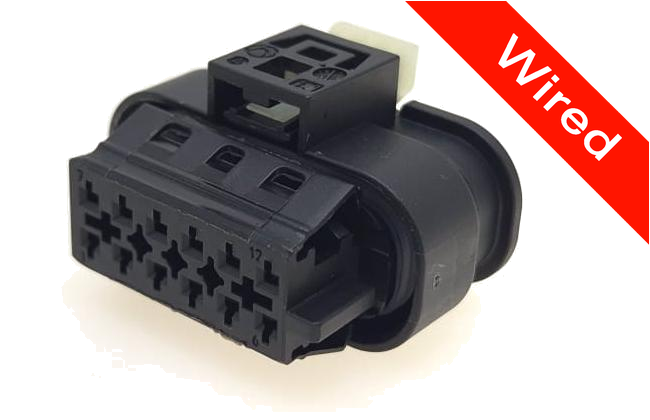 [PRCW12-0038-B] 12 Pin Female connector with 10cm wires | PRCW12-0038-B