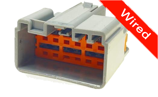 12 Pins Male connector with 10 cm wires | PRCW12-0041-A