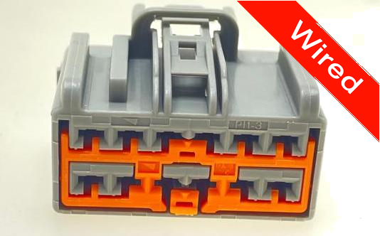 12 Pin Female connector with 10cm wires | PRCW12-0041-B