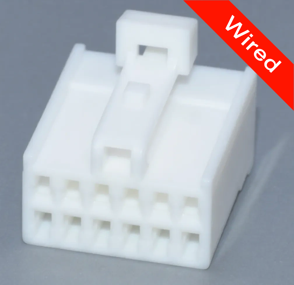 12 Pins Female connector with 10 cm wires | PRCW12-0042-B