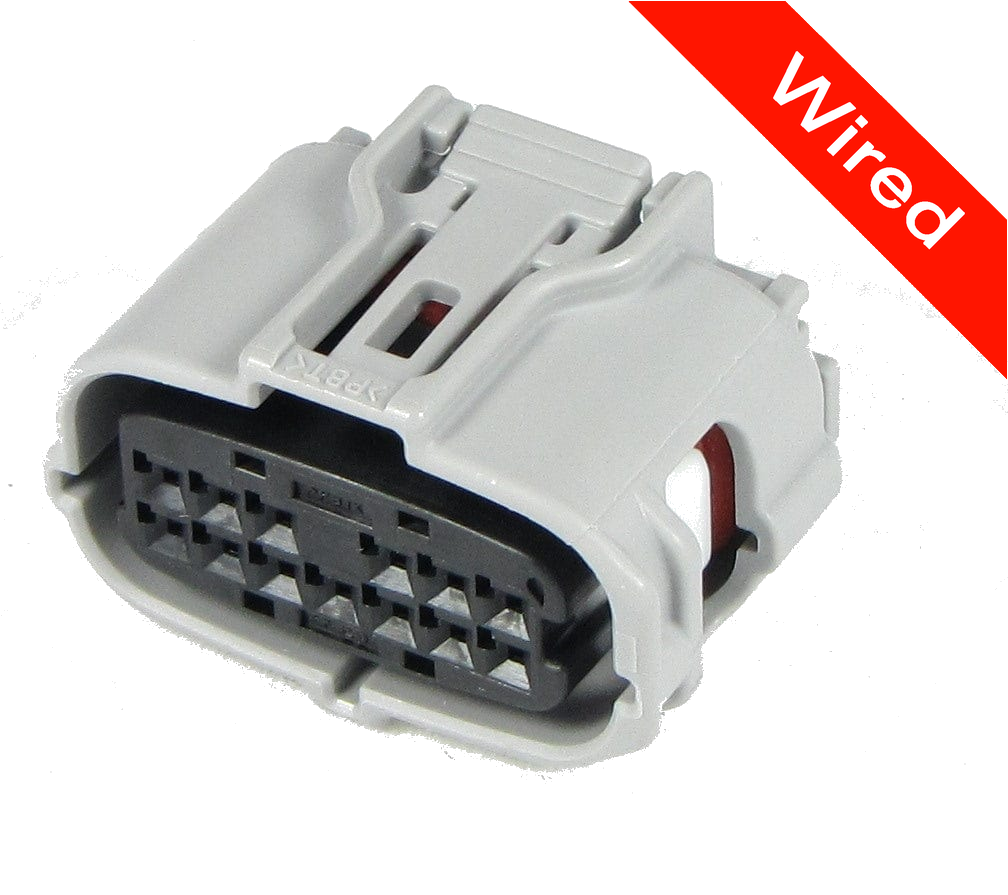 13 Pin Female connector with 10cm wires | PRCW13-0001-B