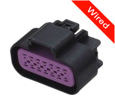 14 Pin Female connector with 10cm wires PRCW14-0001-B