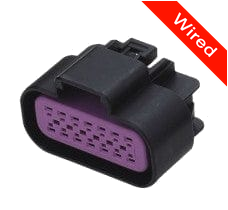 14 Pins Female connector with 10 cm wires | PRCW14-0001-B