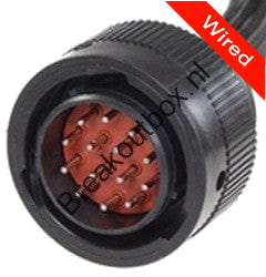 14 Pins Female connector with 10 cm wires | PRCW14-0007-B