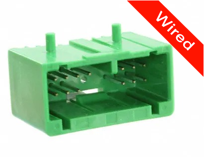 14 Pins Male connector with 10 cm wires | PRCW14-0011-A