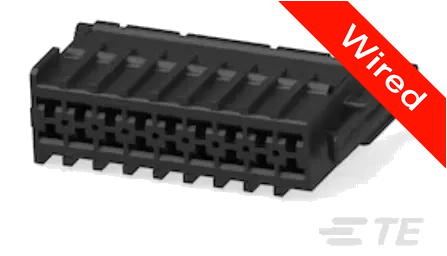 14 Pins Female connector with 10 cm wires | PRCW14-0018-B