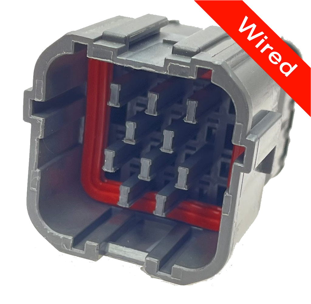 14 Pins Male connector with 10 cm wires | PRCW14-0019-A