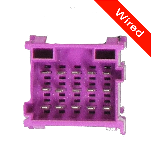 15 Pins Male connector with 10 cm wires | PRCW15-0001-A