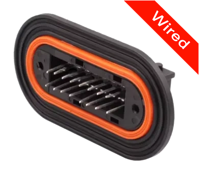 [PRCW15-0004-A] 15 Pin Male connector with 10cm wires | PRCW15-0004-A