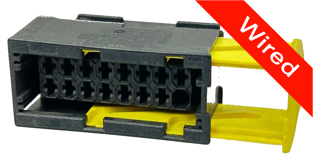 15 Pins Female connector with 10 cm wires | PRCW15-0004-B