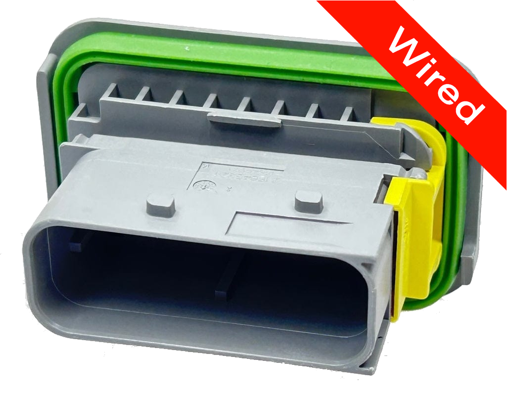 15 Pins Male connector with 10 cm wires | PRCW15-0005-A