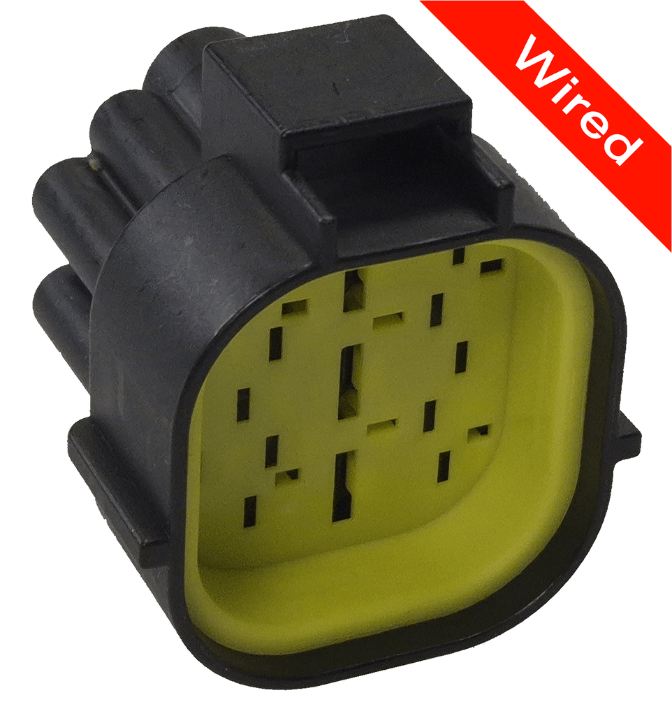 15 Pins Male connector with 10 cm wires | PRCW15-0006-A