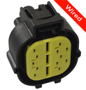 15 Pins Female connector with 10 cm wires | PRCW15-0006-B