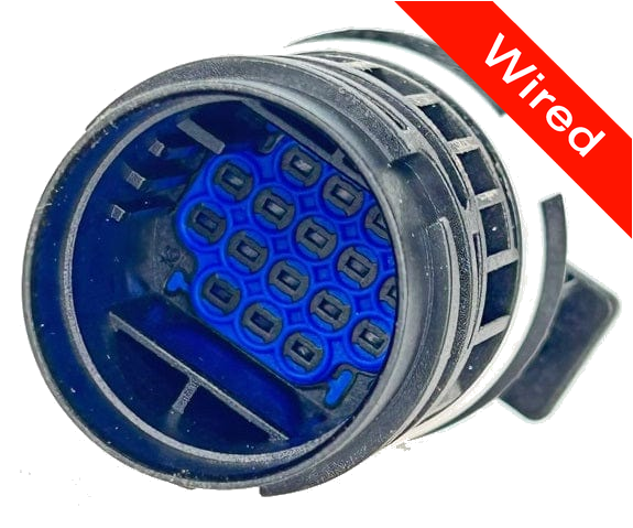 16 Pins Male connector with 10 cm wires | PRCW16-0001-A