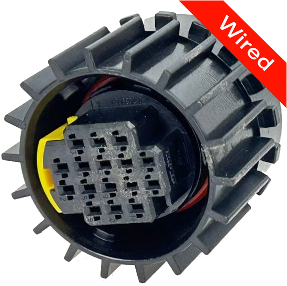 16 Pins Female connector with 10 cm wires | PRCW16-0001-B