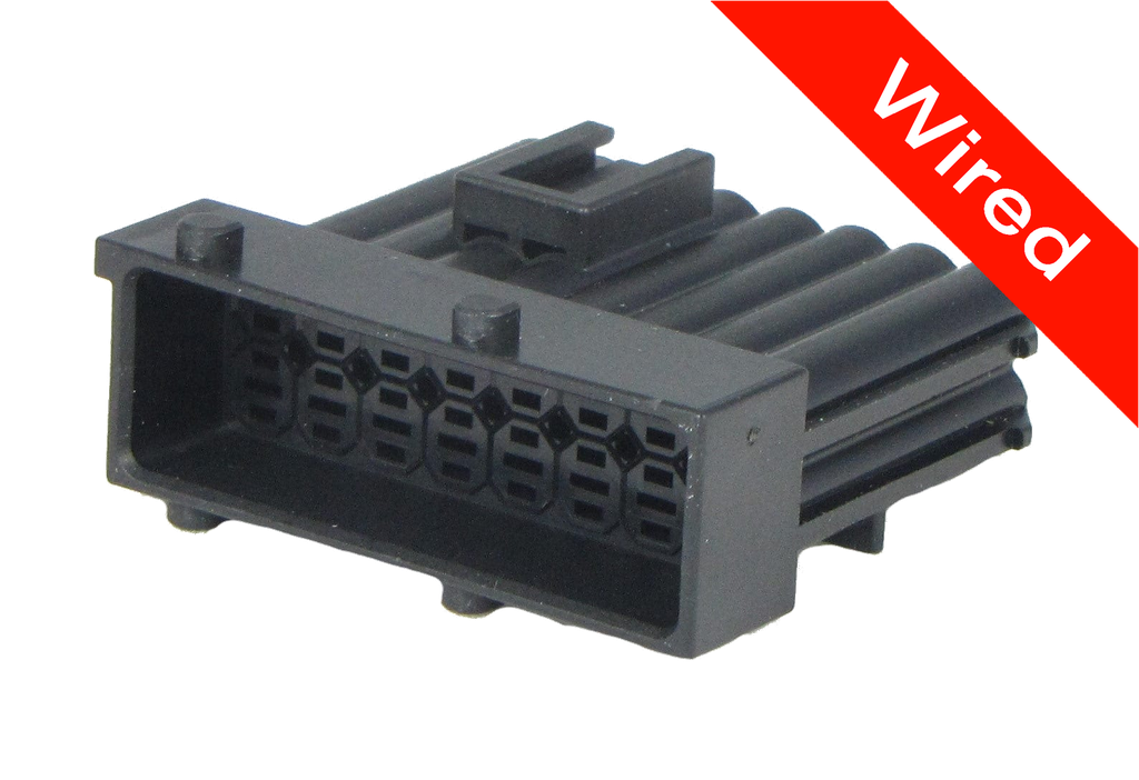 16 Pin Male connector with 10cm wires PRCW16-0002-A